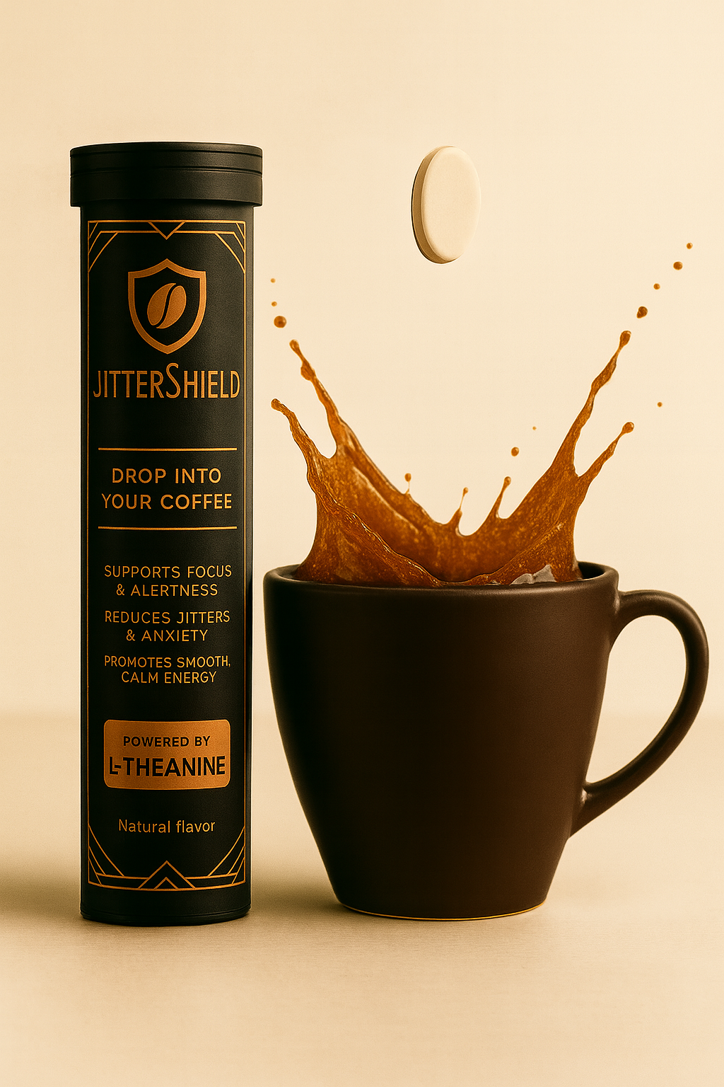 JitterShield: Coffee Enhancement Tablets